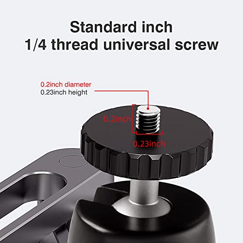 Liboer Foldable Projector Wall Mount Universal Adjustable Ceiling Wall Projector Mount Stand Aluminum Alloy Projectors Bracket,1/4" Screw Size (Wall Mount)… #TOP4