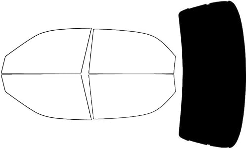 Miniatura 10 de Rvinyl Kit de tinte de ventana compatible con Mazda 626 1998-2002 - Kit completo de precorte - 35%