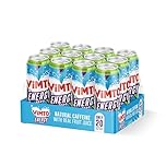 Vimto Original Energy Drink 500ml Cans (12 Pack) – No Added Sugar, Real Fruit Juice, Natural Caffeine & B Vitamins – Fruity Prime Energy Boost, Sparkling Juice Drink