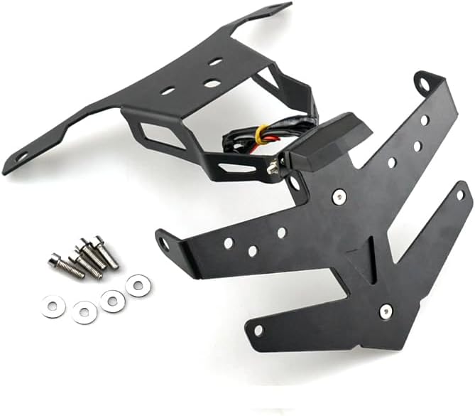 Xerial Motorcycle License Plate Bracket Compatible with GSX1300 GSX 1300 GSX-1300 2021-2022 License Plate Holder Fender Eliminator Tail Tidy, Black