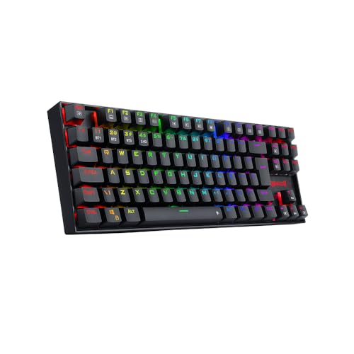 Teclado mecânico Kumara Pro Wireless e Bluetooth Preto Switch Black
