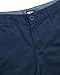 DKNY Boys' Shorts - Classic Fit Flat Front Twill Chino Shorts - Casual Summer Shorts for Boys (8-18), Size 10, Insignia Blue