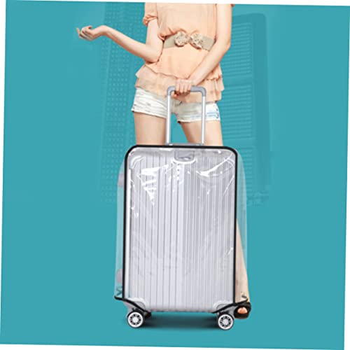 PACKOVE Capas De Bagagem Transparentes Capas De Malas Protetoras De Trolley Capa De Trolley Capa De