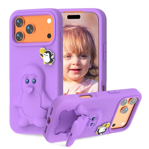Coque silicone iPhone 15 violette rigide pour éviter les casses