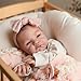 WOOROY Realistic Reborn Baby Dolls - 20 Inch Lifelike Newborn Baby Doll Girl Real Life Baby Dolls with Weighted Soft Body Gift Toy for Kids Age 3+