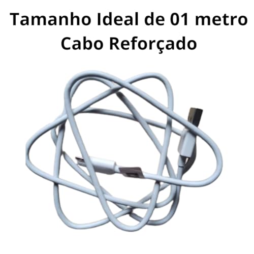 Cabo Turbo USB Tipo C Carregamento Rápido Cabo de Dados Reforçado Compatível Para Android Marca Bell