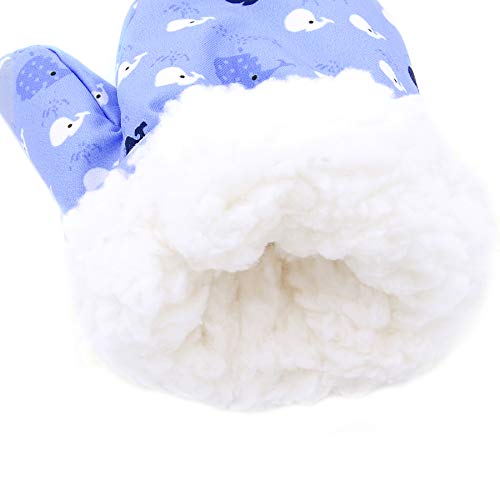 Zando Toddler Mittens Waterproof Snow Gloves Lined Kids Glove Baby Mittens Winter Warm Fleece Gloves4