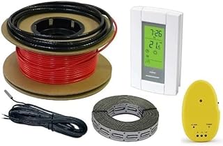 20 sqft Heated Floors Cable - Under Tile Electric Floor Heating Cable Se...