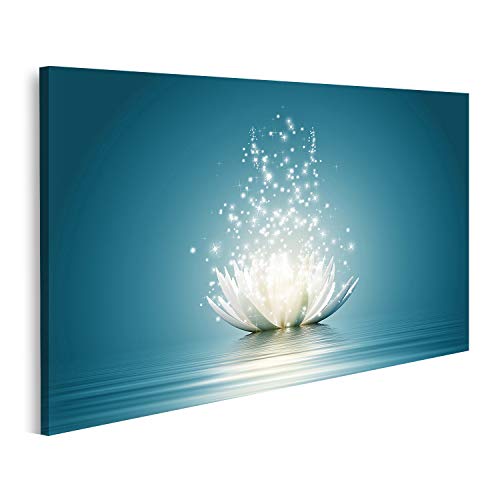 Tableau sur Toile Fleur de Lotus Magique islandburner Décoration Murale