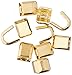 Tandy Leather #10 Zipper Top Stop Brass 10/pk 58102-030