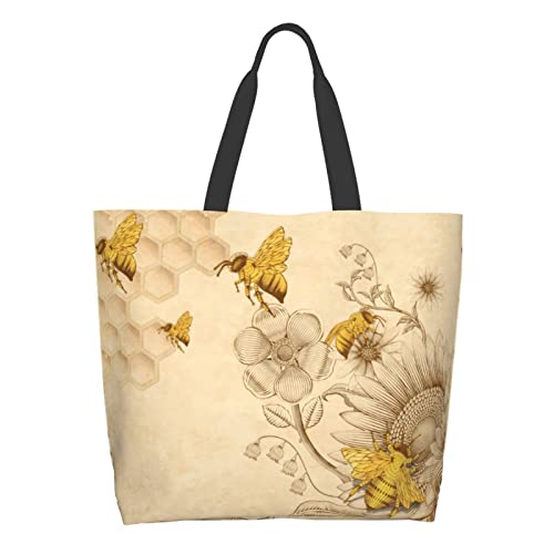 aportt Bee Honey Tote Bag
