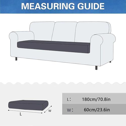 Housse de canapé d'angle imperméable pour canapé en L 1 2 3 4 places - 8