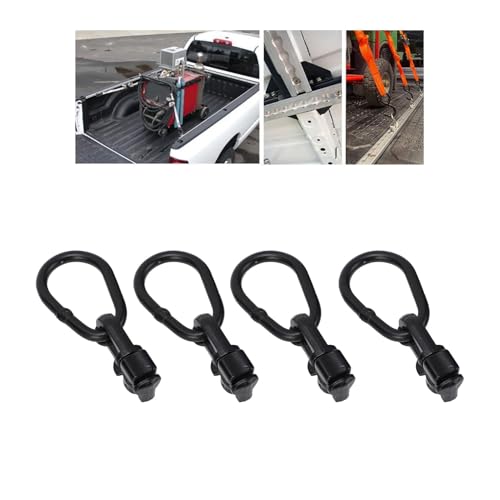 4 PCS Stud Tie Down Fitting Compatível Com Vários Veículos Criam Fortes Pontos de Amarração para UTV