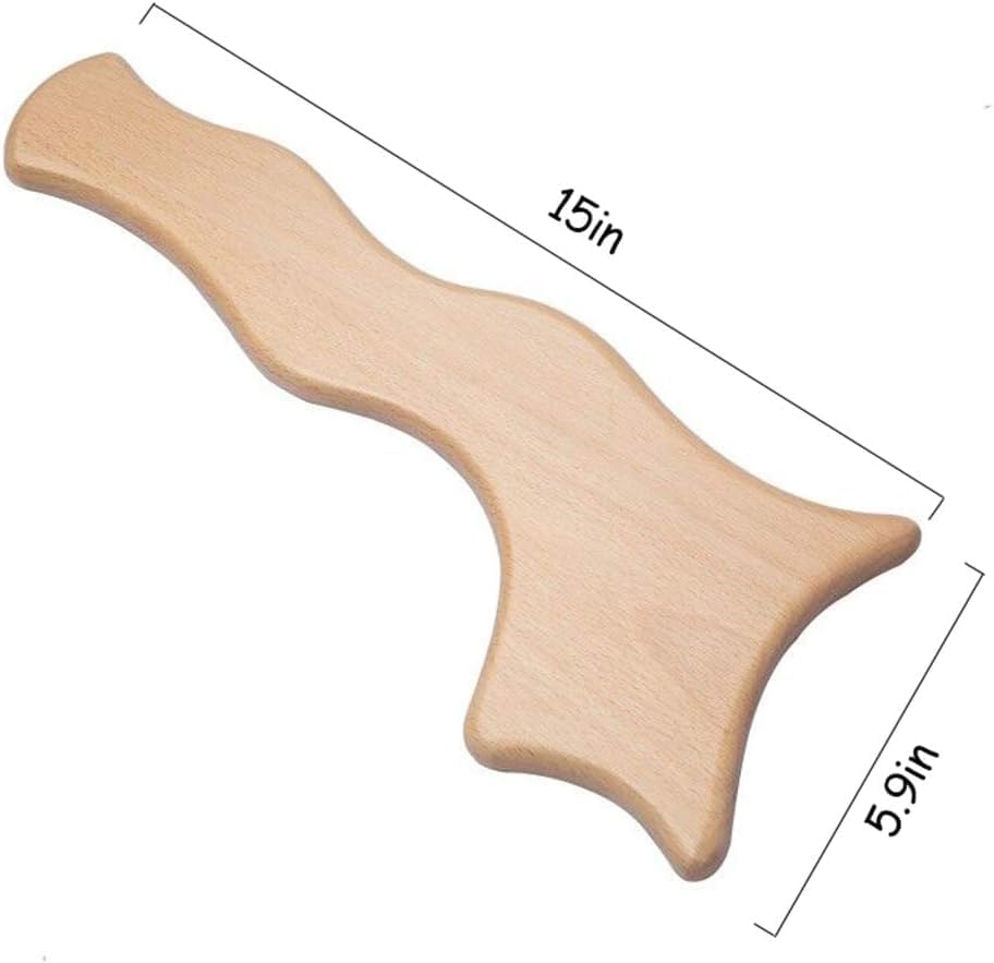 Miniatura 2 de Wooden Scraping Tool for Lymphatic Drainage - Massage Tool for Anti-Cellulite Tissue Inflammation - Wood Therapy for Lymphatic Drainage and