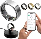 Anillo inteligente 2025 para mujeres y hombres, anillo de seguimiento de sueño, anillo inteligente de fitness, rastreador de actividad, monitor de sueño, estrés/frecuencia cardíaca/seguimiento de