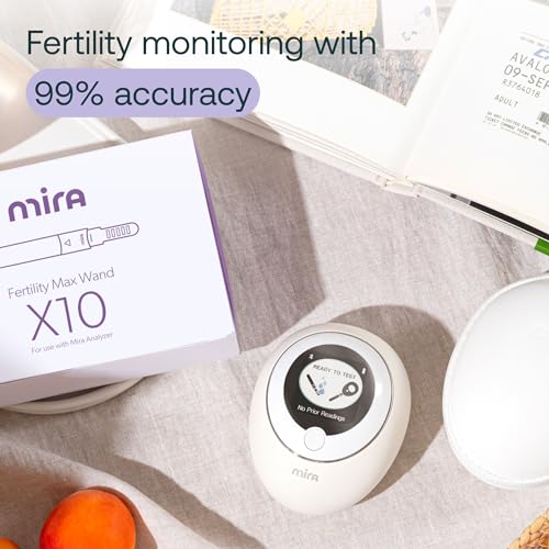Mira Fertility MAX Wands, Ovulation Test Strips for Women, Monitor and Detect Ovulation at Home, Track PdG, LH and E3G, Use with The Digital Mira Fertility Monitor Kit + App, 20 Tests