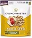 Crunch Masters Multi-seed Crackers, Avacado Toast Salt & Pepper, Rosemary & Olive Oil, Roasted Garlic, Original, 4 Oz Bags (4 Pack Variety)