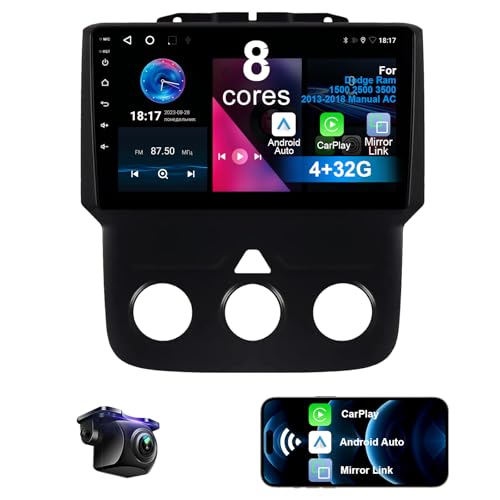 Radio para Dodge Ram 1500 2013-2018 con pantalla 9" HD miniatura 1