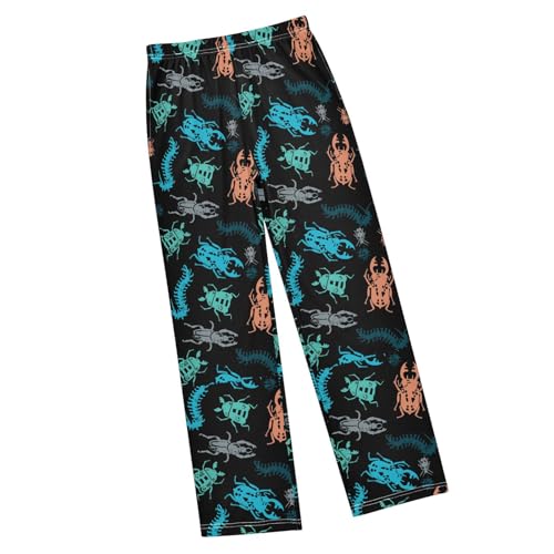 Happy Snowman Boys Track Pants Santa Hat Winter Snowflake Toddler Casual Pants Kids Athletic Pants for 6-8 Years