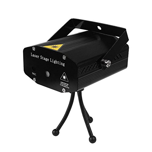MLD New Year Mini Laser Projector Stage Lighting Sound Activated Laser