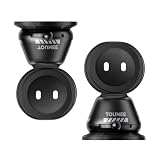 tounee Magnetyczny uchwyt samochodowy na deskę rozdzielczą, obracany o 360°, uchwyt na telefon samochodowy, uniwersalny stojak na telefon komórkowy do iPhone 17 Pro Max 16 15 14 13 12-czarny