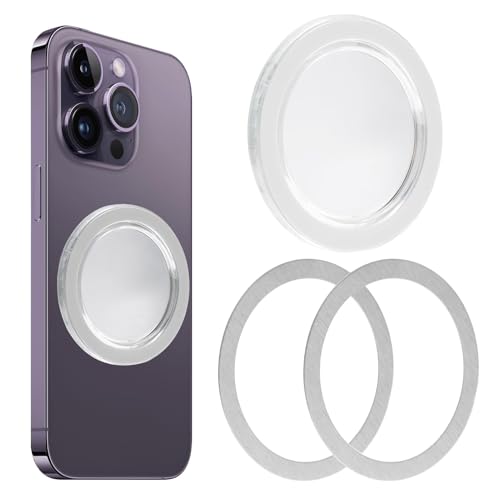 Image of Magnetic Base Compatible with PopSocket, Phone Grip Compatible with MagSafe Series Case, Removable Kindle/Phone Holder Base,Thin & Light Portable Plate,Light Slim Case Accessories