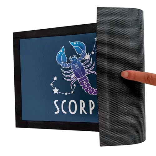 Paillasson Bleu cadeau astrologie Scorpion idée déco maison