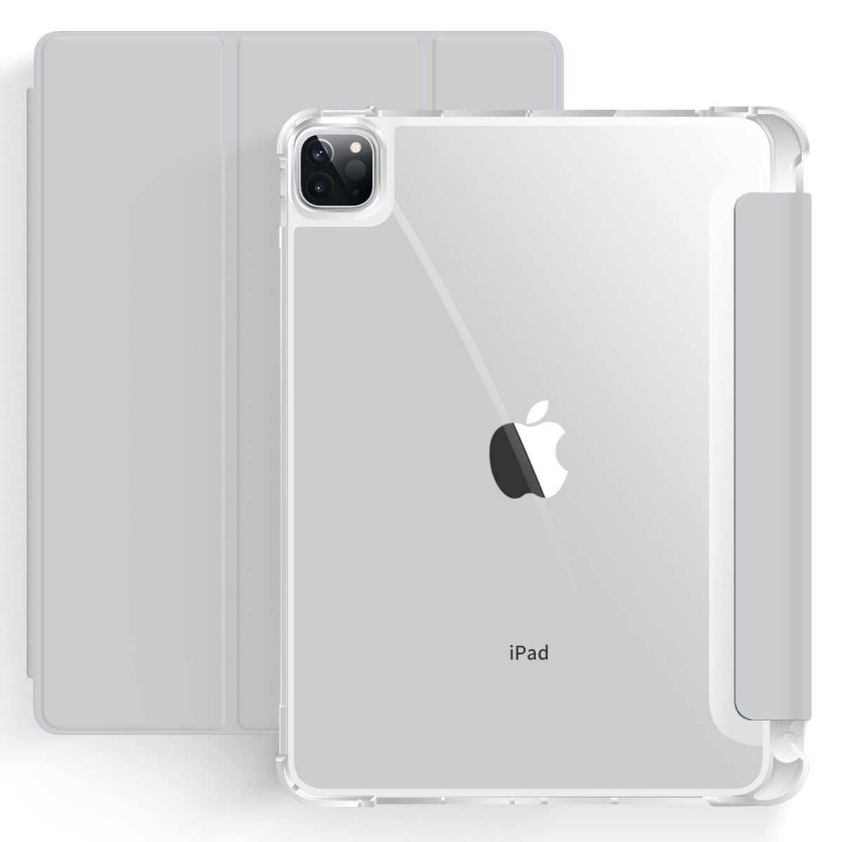 LIRAMARK Elite Series with Pencil Holder Back Cover Case Compatible with Apple iPad Pro 12.9 inch 2022/2021 / 2020 (6th/5th/4th Gen) - Grey (B09TL4NPKR) Amazon Price History, Amazon Price Tracker