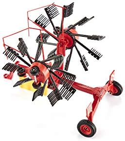 siku 2451, Fella Whirl Rake, 1:32, Metal/Plastic, Red, Movable and foldable rotors