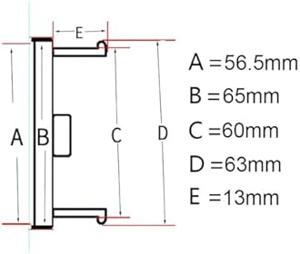 WxsDsq Wheel Center Hub Centre Caps 65MM 4 PCS Compatible with for VOSSEN Vossen 2024 Hubcaps ABS Alloy Ring,D