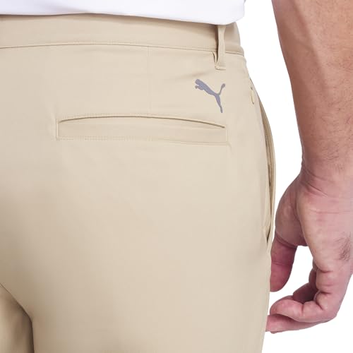 Image of Puma Men's Camino 2.0 Golf Shorts - Moisture Wicking Drycell, 4-Way Stretch, Breathable, Lightweight Design - Stylish Men's Golf Apparel - Secure Waistband for Fit, Prairie TAN, 36