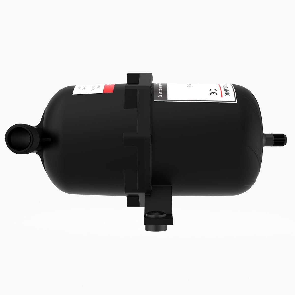 POFET Serbatoio accumulatore di Pressione da 0,8 Litri, accumulatore pressurizzato da 27,05 Once 125 PSI per Camper, Yacht, Marina, roulotte (Nero)