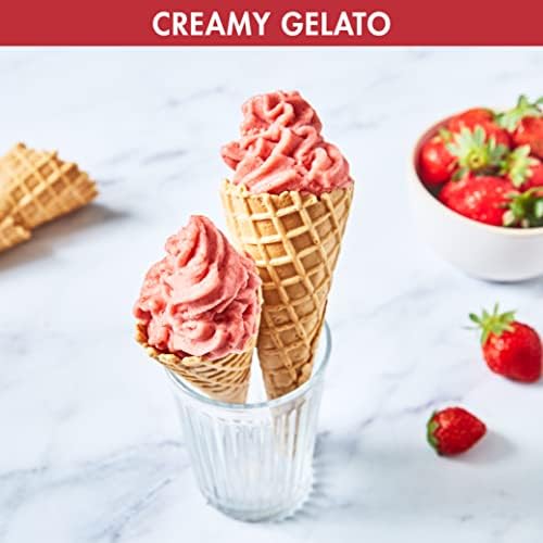 Magimix 11680 Gelato Expert | Frozen Dessert Maker with Built In Compressor | 2 x 2 Litre bowls | Makes Ice Cream, Gelato, Granita, Frozen Yoghurt, Sorbets.