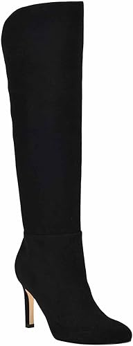 NINE WEST Bottes hautes Sancha pour femme, Noir 002, 40.5 EU