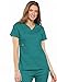 Cherokee Women's Junior Fit Mock Wrap Top