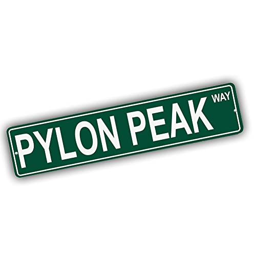 Brotherhood Aluminum Road Sign for Pylon Peak - Wyoming Mountain Wall Decor