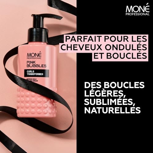 Crème cheveux pointes sèches MONÉ PROFESSIONAL Rose + Blanc