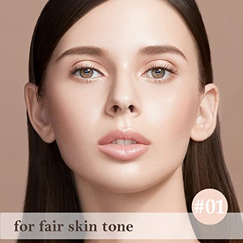 Boobeen Concealer Pencil, Contour Highlighter Stick Makeup Waterproof Full Coverage Foundation Multi-Use Creamy Matte Concealer Pen With Sponge Brush Head #TOP5