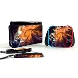 MightySkins Skin Compatible with Nintendo Switch OLED - Swirl Galaxy | Protective, Durable, and...
