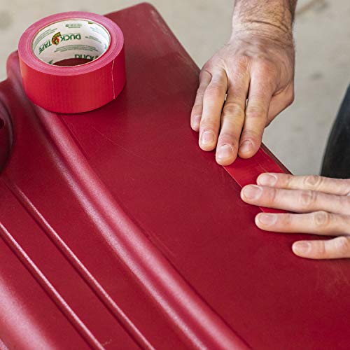 Duck Brand 1265014 Color Duct Tape, Red, 1.88 Inches x 20 Yards, Single Roll - Thumbnail 7