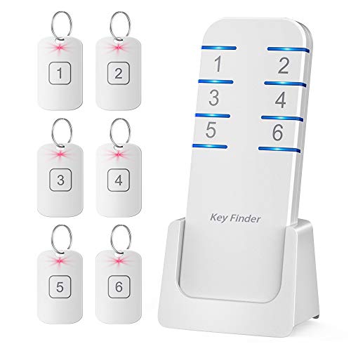 Key Finder Wallet Tracker, Anti-Lost Wireless Smart RF Item Finder with 1 Transmitter