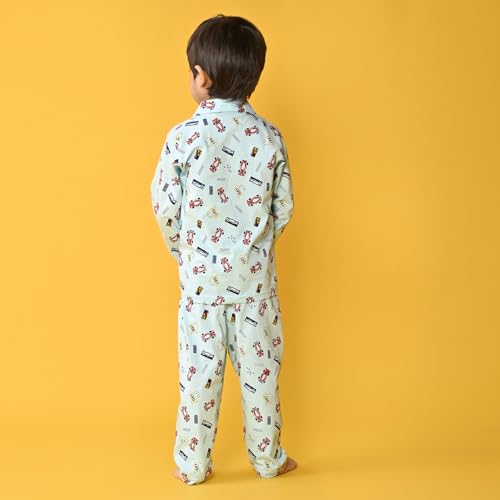 Image of Jam & Sugar Boys Cotton Printed Night Suit Set