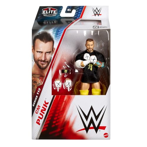 WWE Elite Collection Figurine CM Punk 15 cm - vue 3