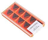 Accusize Industrial Tools Tnmg322 Carbide Inserts Cvd Coated Black/Yellow 10 Pc, 2222-1032