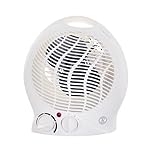 REQUISITE NEEDS Electric Fan Heater Powerful 2KW with 2 Heat settings & Cool Function Upright Electric Quiet Space Heater for Home with Variable Thermostat | Low Energy Usage |Perfect Room Heater
