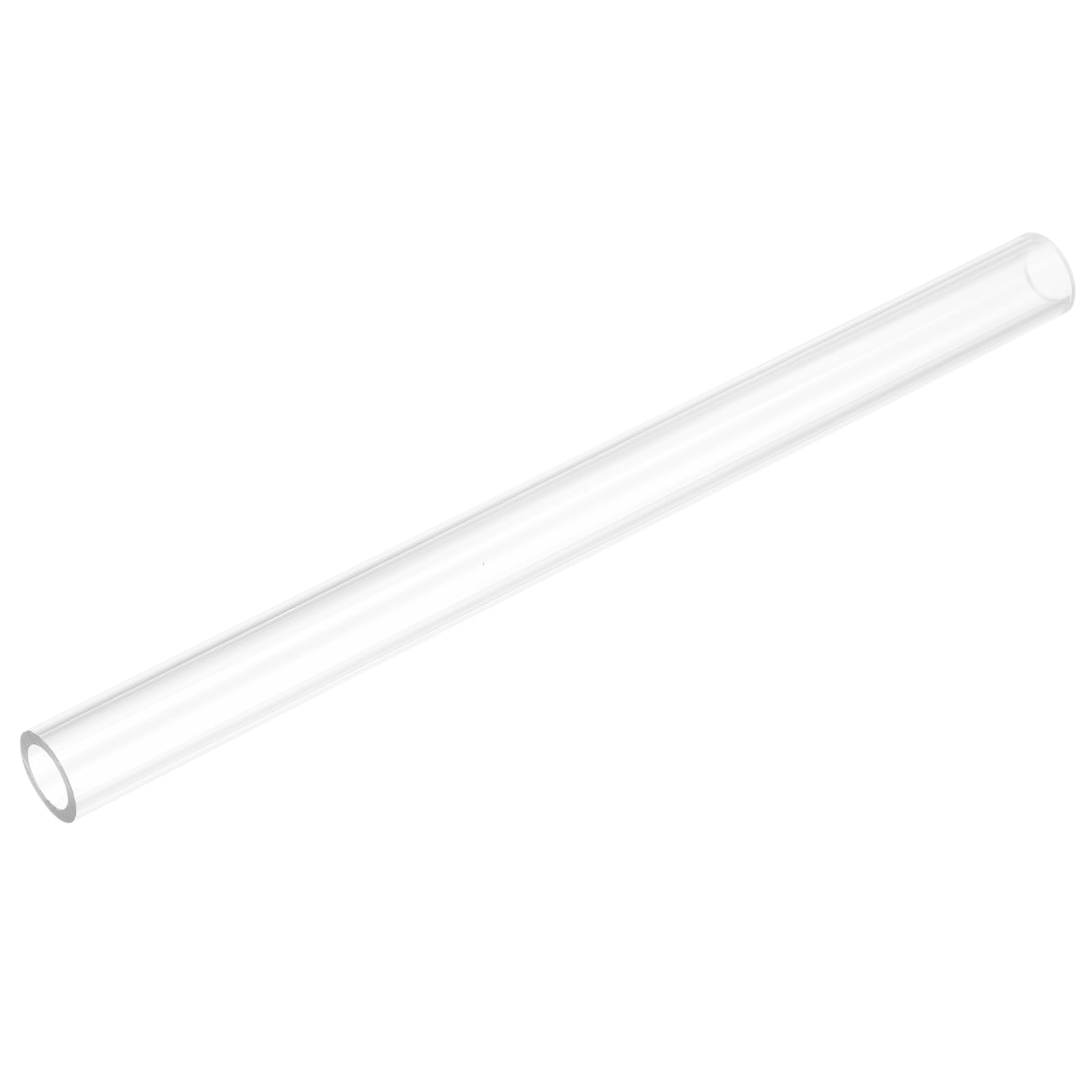 uxcell Rigid Round Clear Tubing 13mm(1/2") ID x 19mm(3/4") OD x 0.8Ft(250mm) Length Plastic Tube