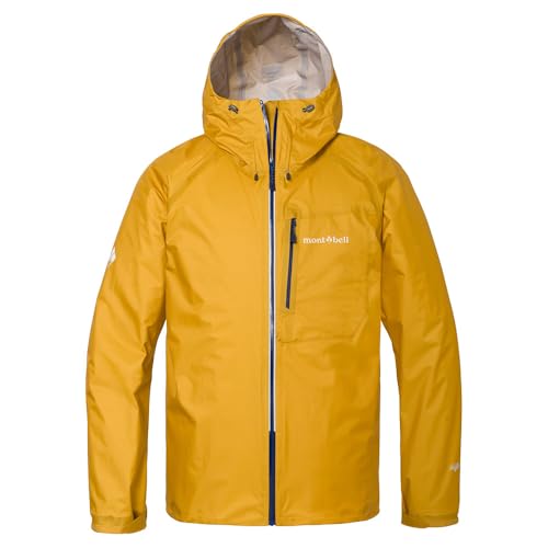 モンベル・国内正規品 トレントフライヤー ジャケット Men's イエロー(YL) 登山用 1128741 収納用・トラベル用圧縮袋セット (M)
