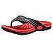 Produktbild Männer Flip Flops Summer Beach Schuhe Massage Sandalen Male Slipper Casual Zehentrenner Flache Hausschuhe Outdoor Freizeit Pantoffel, Rot, 39.5 EU