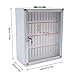 48 Slot Phone Locker, Cell Phone Lock Box with 2 Key and Handle, Aluminum Cell Phone Lockers Phone Holder for Classroom Employees Office Exam