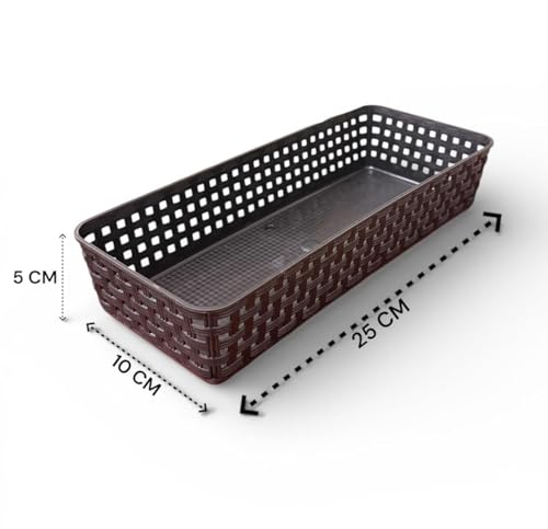 Image of SR 2 Layer Plastic Storage Drawer with Wheels | stackable storage cabinet for Bedroom, Office, Home | Utility Organiser for Cosmetics, Kitchen,Toys | multipurpose home storage Organizer